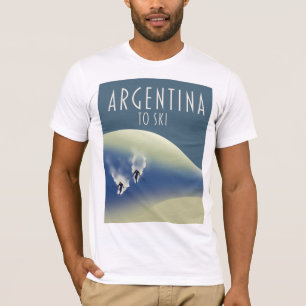 Vintage poster van Argentijnse stijl T-shirt