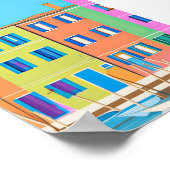 Vintage-poster van Burano Poster (Hoek)