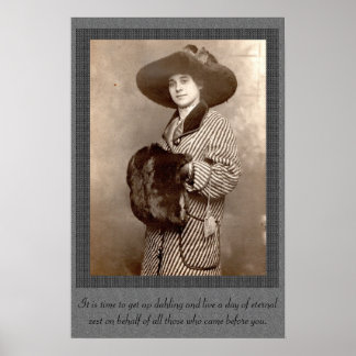 Vintage poster van eeuwige zest 18x24