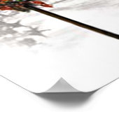 Vintage-Poster voor kerstmis Poster (Hoek)