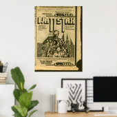 Vintage Poster Wattstax Movie Premiere 1973 (Thuiskantoor)