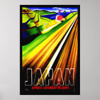Vintage Posterprint Japan Japanse Spoorweg