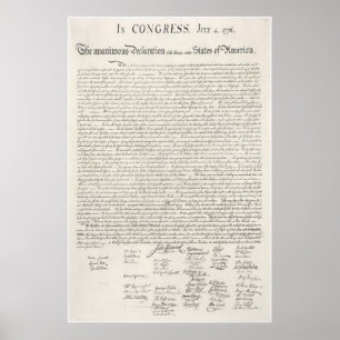 VINTAGE POSTERS - DECLARATION OF INDEPENDENCE GIFT