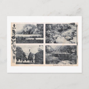 Vintage Pottersville NJ 1910 Briefkaart