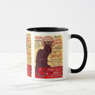 Vintage Praatje Noir, Vente Hôtel Drouot Steinlen Mok