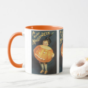 Vintage Prettig Halloween van Ellen Clapsaddle Mok