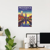 Vintage Providence Rhode Island Poster (Thuiskantoor)