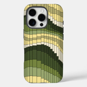 Vintage Psychedelische Gestreept van de achtbaan iPhone 16 Pro Hoesje
