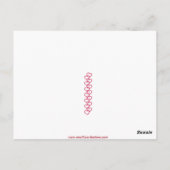 Vintage Puppy Dog Bowling Valentijn Briefkaart (Achterkant)