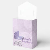 Vintage Purple Baby & Carriage Tent Ballotins (Ouvert)