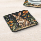 Vintage Rabbit Bier Onderzetter (Linkerzijde)