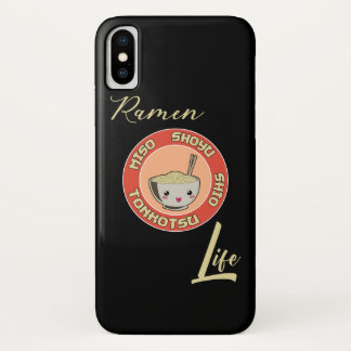 Vintage Ramen Life Japanese Noodle Soup iPhone X Hoesje