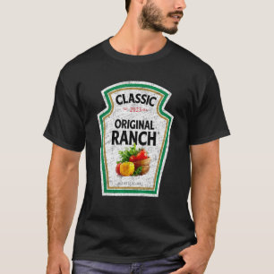 Vintage Ranch Sauce Green Salad Dressing Halloween T-shirt