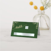 Vintage rand- en hartmonogram - Smaragd (Voorkant)