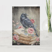 Vintage Raven Dark Academia Floral (Devant)