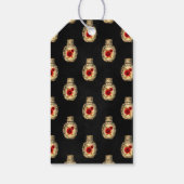 Vintage Raven Gotische Trouwfeest Cadeaulabel (Achterkant)