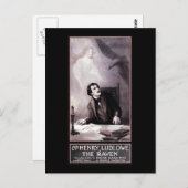 Vintage Raven Theatrical Briefkaart (Voorkant / Achterkant)