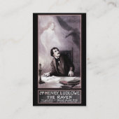 Vintage Raven Theatrical Visitekaartje (Achterkant)