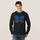 Vintage Real Butterfly Blue T-shirt (Voorkant volledig)