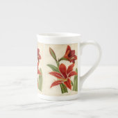 Vintage Red Amaryllis Christmas Cadeau Mug (Droite)