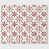 Vintage Red Christmas Cadeaupapier (Vlak)