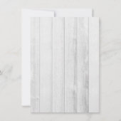 Vintage Red Pick Up Camion Noël Invitation (Dos)