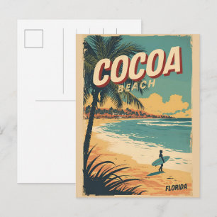 Vintage Reis Cocoa Beach Florida Westgate Cadeaus Briefkaart