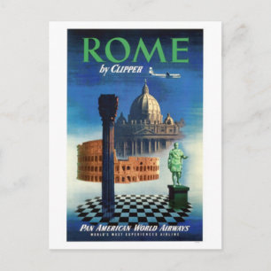 Vintage Reis Italië, Rome - Briefkaart