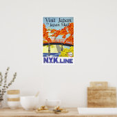 Vintage-reis, Japan Poster (Keuken)