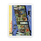 Vintage reis Kentucky Magneet (Verticaal)