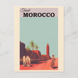 Vintage-reis Marokko Noord-Afrika Briefkaart