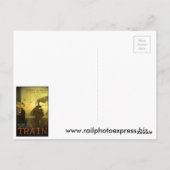 Vintage-reis per trein briefkaart (Achterkant)