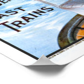 Vintage-reis, Southsea Poster (Hoek)