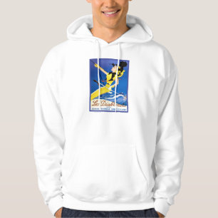 Vintage reisbureau poster, Les Diablerets, Zwitser Hoodie