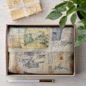 Vintage Reismotieven Decoupage Tissuepapier (Geschenk)