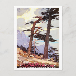 Vintage reisweg Corsica - Briefkaart