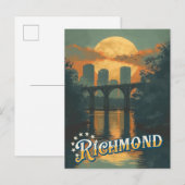 Vintage Reizen Briefkaart - Richmond, Virginia (Voorkant / Achterkant)