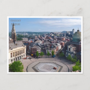 vintage reizen charleroi belgië Belgique RETRO Briefkaart