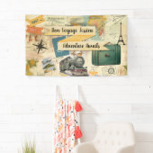 Vintage Reizen Collage Banner (Insitu)