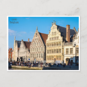 vintage reizen Gent Gad belgië Belgique Briefkaart
