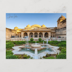 Vintage reizen Jaipur India Kleurrijke Rajasthan Briefkaart