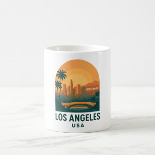 Vintage Reizen Los Angeles – Retro Hollywood  Koffiemok