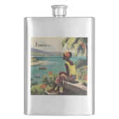 Vintage Reizen Poster Jamaicaanse vrouw Flacon (Voorkant)