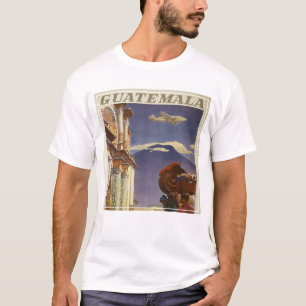 Vintage Reizen Poster voor Guatemala T-shirt