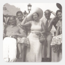 Vintage reizen poster zwart-wit foto