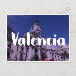 Vintage Reizen Valencia Spanje Retro Briefkaart