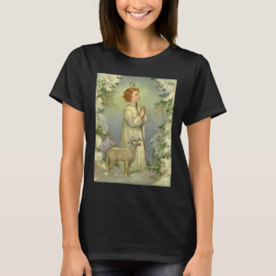Vintage Religie, Christus de Goede Herder T-shirt