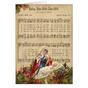 Vintage Religieux Vierge Marie Jésus Musique