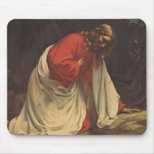 Vintage Religion Jezus Christus Hof van Gethsemane Muismat