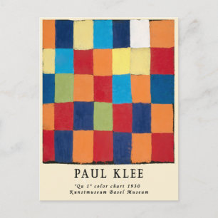 Vintage Remix Paul Klee Abstracte Kunst Bauhaus Briefkaart